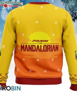 jingle all the way mandalorian ugly christmas sweater 3 PwujA