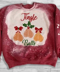 Jingle Ball Red Ugly Christmas Sweatshirt – Sweater