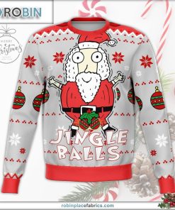jingle balls funny ugly christmas sweater 93 ElE4f