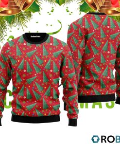 Jingle Jingle Xmas Tree Pattern 3D Print Ugly Christmas Sweater RB2429
