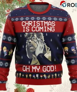 jojos bizarre adventure joseph joestar oh my god ugly christmas sweater 1 Hq2nB