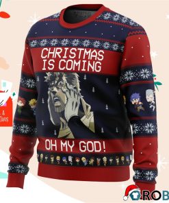 Jojo’s Bizarre Adventure Joseph Joestar Oh My God Ugly Christmas Sweatshirt, Sweater