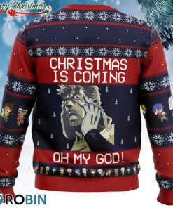 jojos bizarre adventure joseph joestar oh my god ugly christmas sweater 3 L3Foy