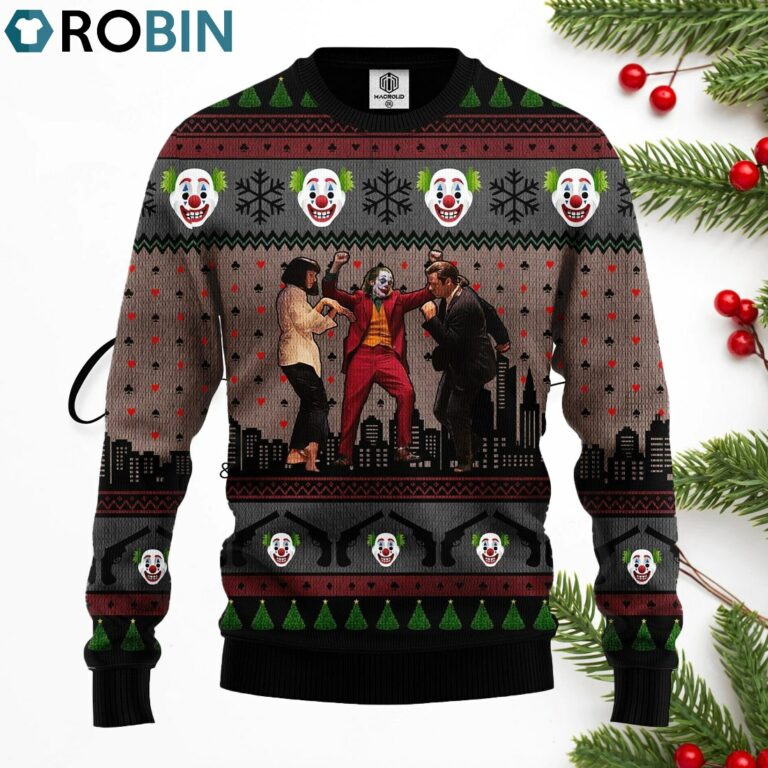Joker Vs Ugly Christmas Sweater