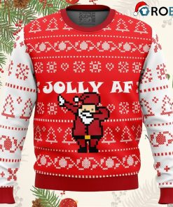 Jolly Af Ugly Christmas Sweatshirt, Sweater