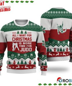 Judo All I Want For Christmas Ugly Sweatshirt, Sweater