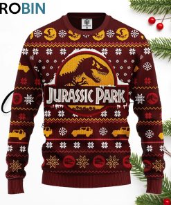 jurracsic world ugly christmas sweater 1 maelrm