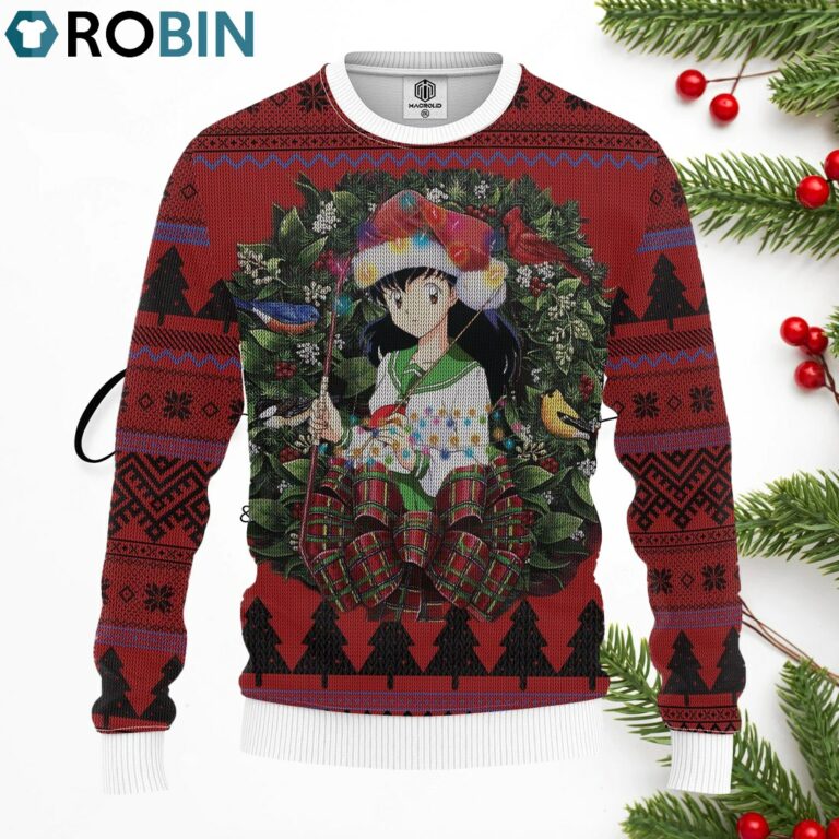Kagome Inuyasha Merry Christmas Ugly Christmas Sweater