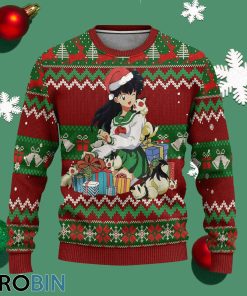 kagome ugly christmas sweater inuyasha anime xmas gift 1 htkabh