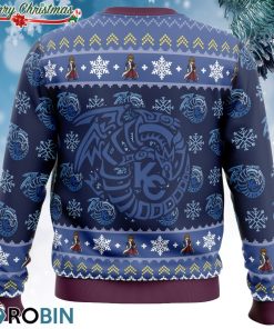 kaiba blue eyes white dragon christmas yugioh ugly christmas sweater 3 DZH0k