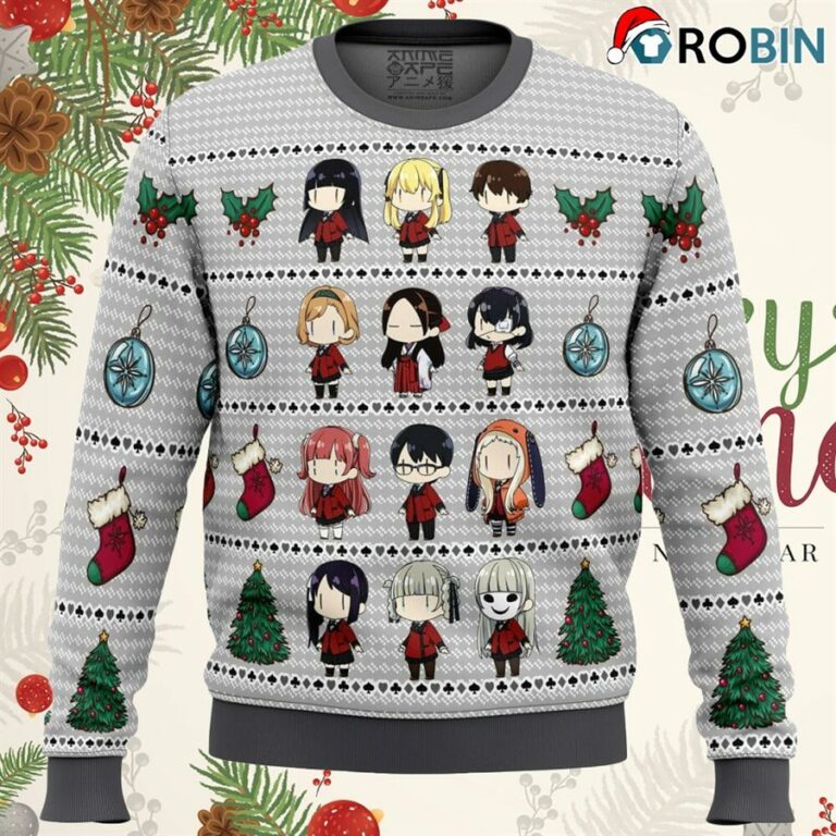 Kakegurui Chibi Gamblers Ugly Christmas Sweatshirt, Sweater