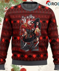 Kakegurui Hyakkaou Private Academy Ugly Christmas Sweatshirt, Sweater