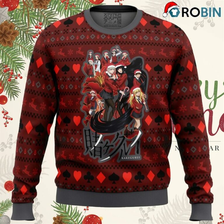 Kakegurui Hyakkaou Private Academy Ugly Christmas Sweatshirt, Sweater