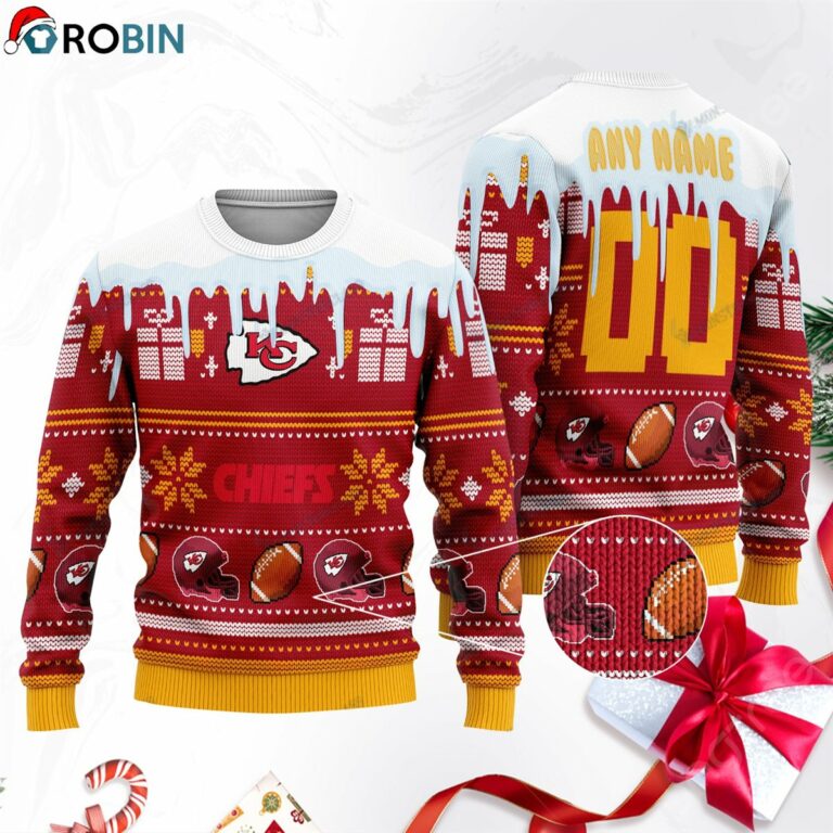 Kansas City Chiefs Football Ugly Christmas Sweater, Sweatshirt SWT191