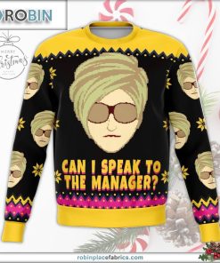 karen talks to manager meme funny ugly christmas sweater 88 5H521