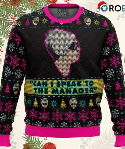 Karen Talks To Manager Meme Ugly Christmas Sweatshirt, Sweater