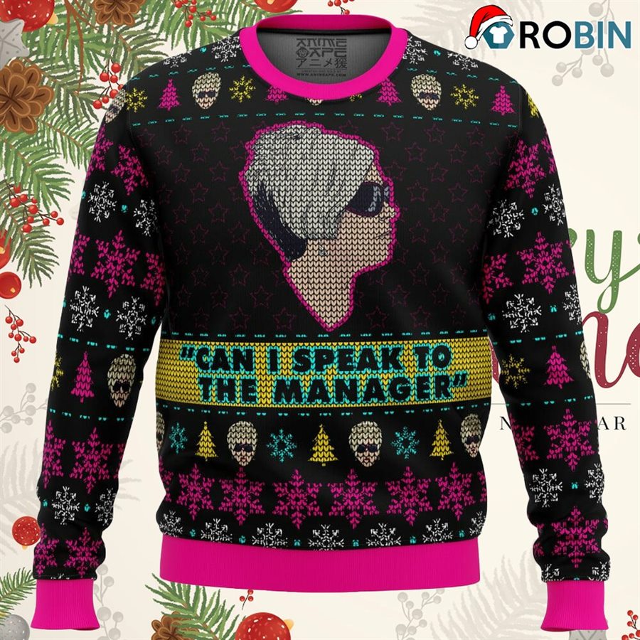 Karen Talks To Manager Meme Ugly Christmas Sweatshirt, Sweater