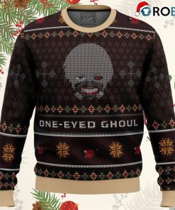 Ken Kaneki One-Eyed Ghoul Tokyo Ghoul Ugly Christmas Sweatshirt, Sweater