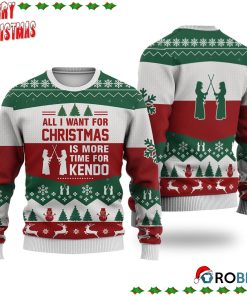 Kendo All I Want For Christmas Ugly Sweatshirt, Sweater