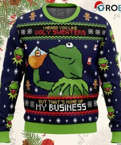 Kermit The Frog Ugly Christmas Sweatshirt, Sweater