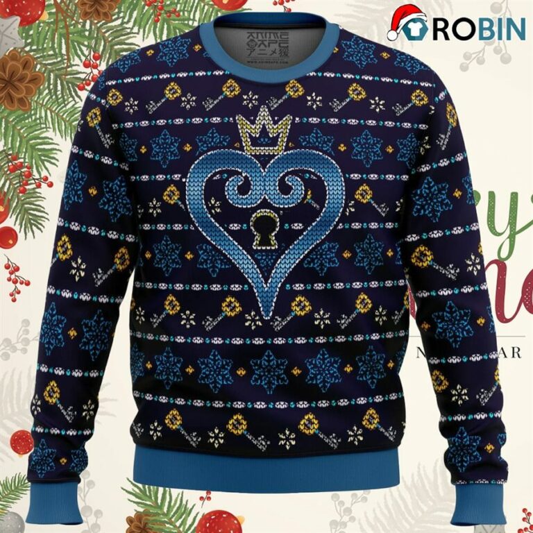 Keyblade Sora Kingdom Hearts Ugly Christmas Sweatshirt, Sweater