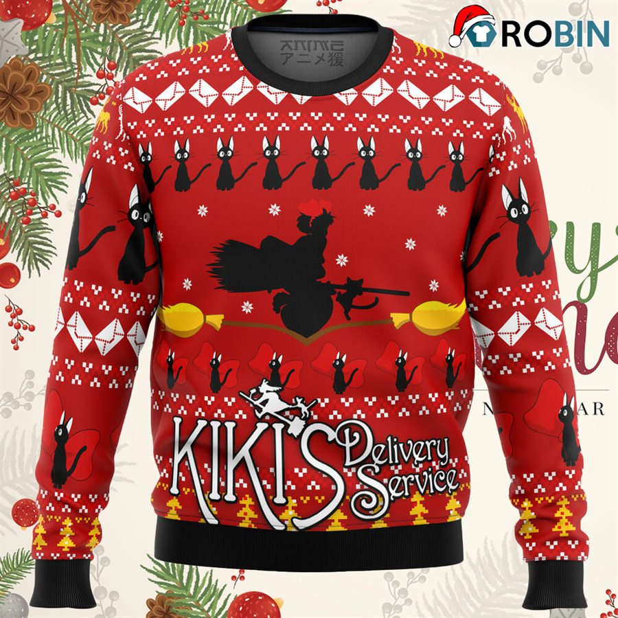 Kiki's Delivery Service Ugly Christmas Sweater