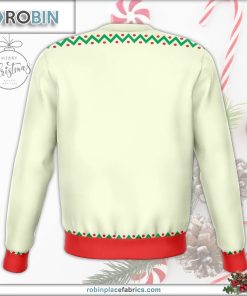 kiss it under the mistletoe funny ugly christmas sweater 235 AuSr9