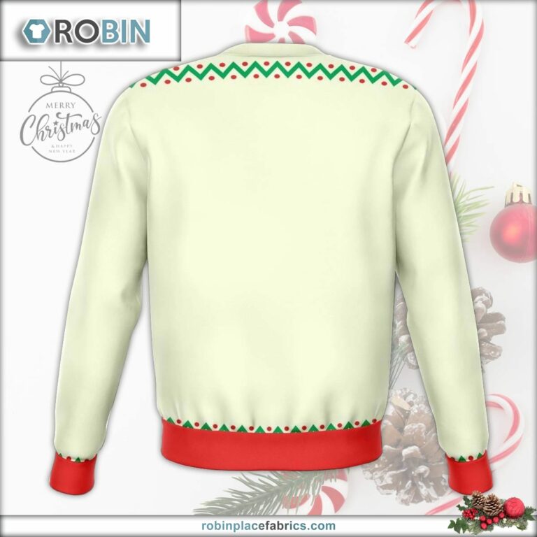 Kiss It Under The Mistletoe Funny Ugly Christmas Sweater