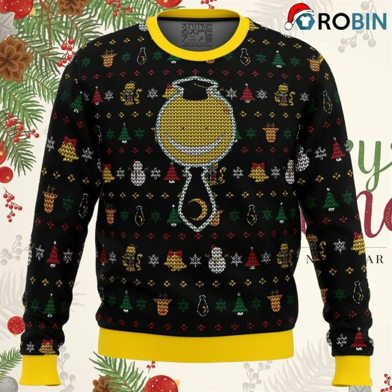 Koro Sensei Assassination Classroom Ugly Christmas Sweatshirt, Sweater