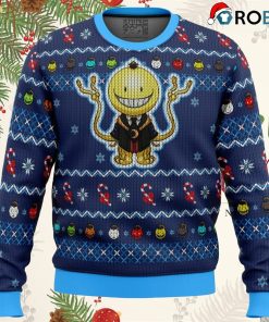 Koro Sensei Tentacles Assassination Classroom Ugly Christmas Sweatshirt, Sweater