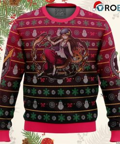 Kurisu Makise Steins Gate Ugly Christmas Sweatshirt, Sweater Kurisu Makise Steins Gate Ugly Christmas Sweatshirt, Sweater
