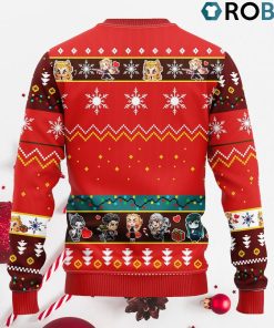 Kyojuro Rengoku Demon Slayer Anime Ugly Christmas Sweater Red