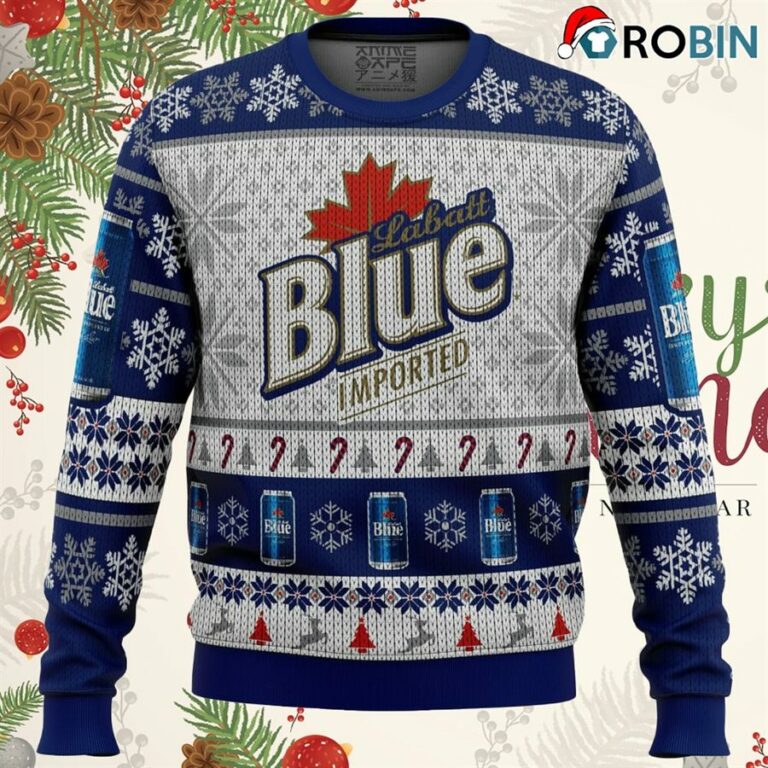 Labatt Blue Ugly Christmas Sweatshirt, Sweater