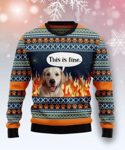 labrador retriever fire ugly sweatshirt sweater 1 thfblq