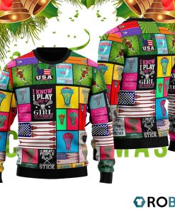 Lacross Love Life 3D Print Ugly Christmas Sweater RB2072
