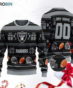 las vegas raiders football ugly christmas sweater sweatshirt swt plhesb