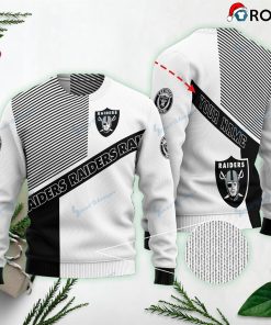 Las Vegas Raiders Personalized Ugly Christmas Sweater, Sweatshirt BG16