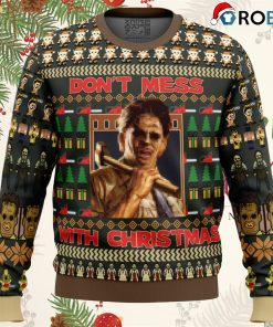 Leatherface Texas Chainsaw Massacre Ugly Christmas Sweater