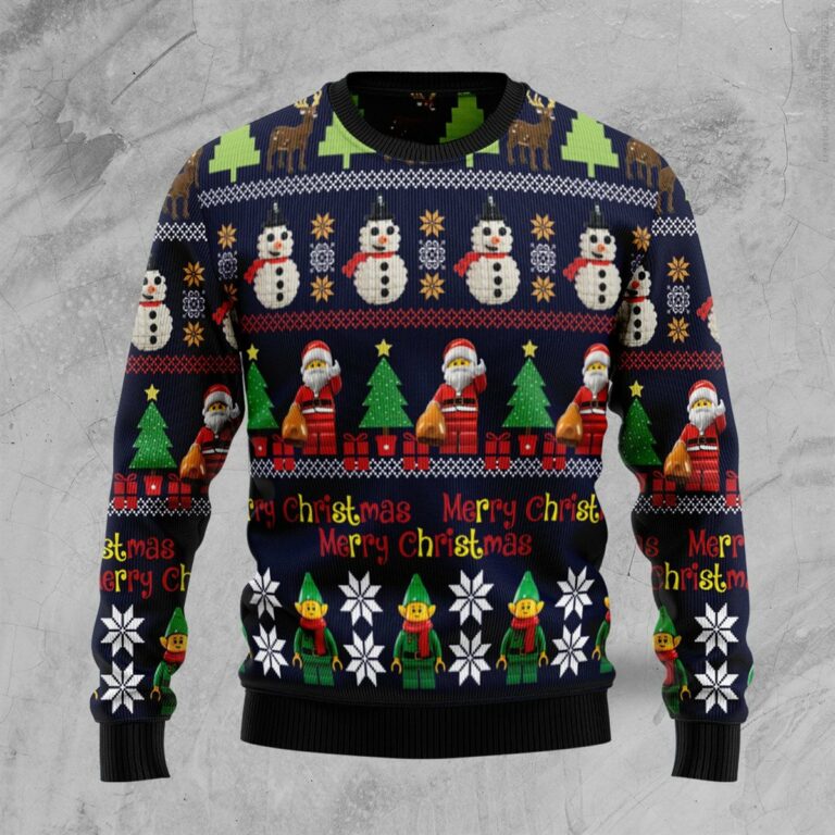 Lego Christmas Awesome Ugly Sweatshirt, Sweater