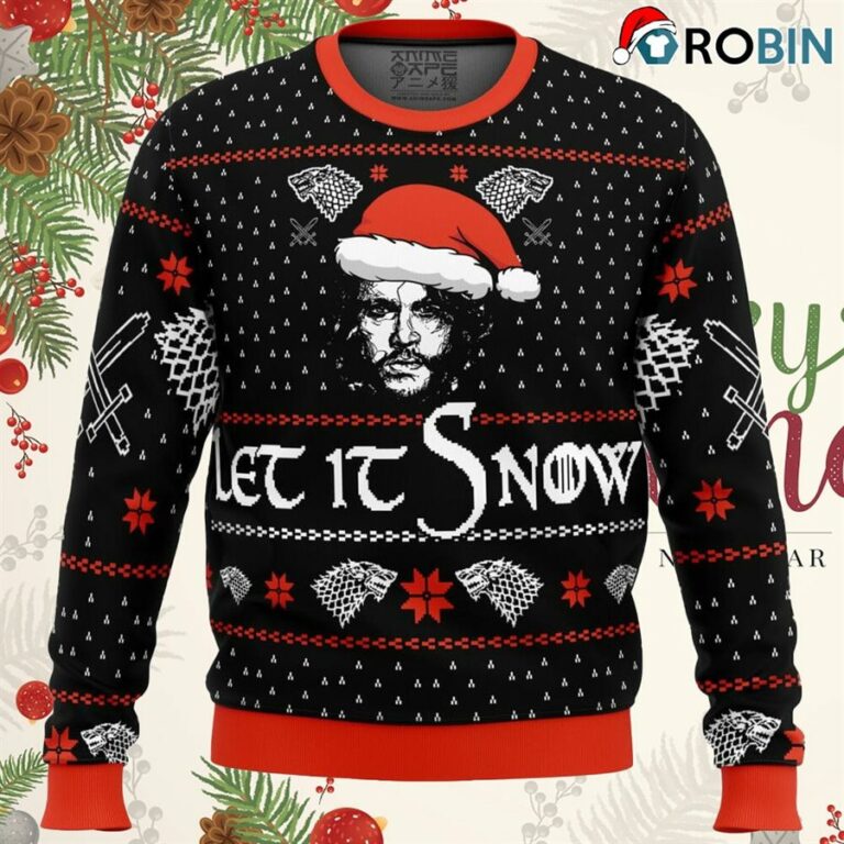 Let It Snow Jon Game Of Thrones Ugly Christmas Sweatshirt, Sweater