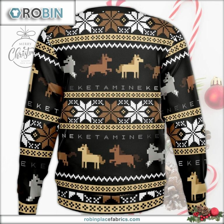 Let Ket Lit Ugly Christmas Sweater