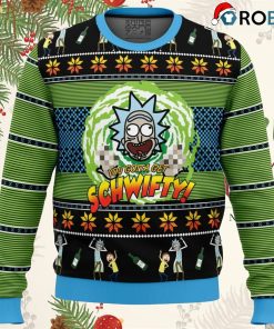 lets get schwifty rick and morty ugly christmas sweater 1 xyc1x