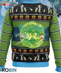 lets get schwifty rick and morty ugly christmas sweater 3 k0dvy