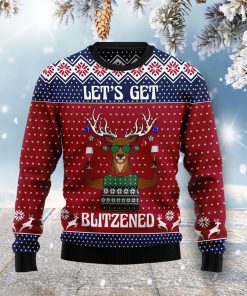 Lets Get Slouchy Christmas Ugly Sweatshirt, Sweater