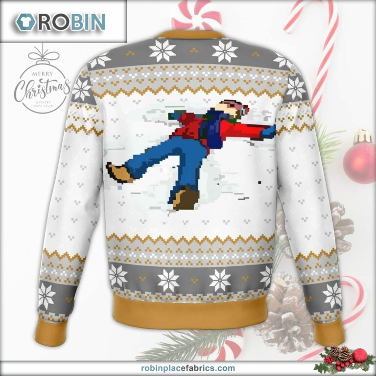 Lets Lie In The Snow And Pretend Dank Ugly Christmas Sweater