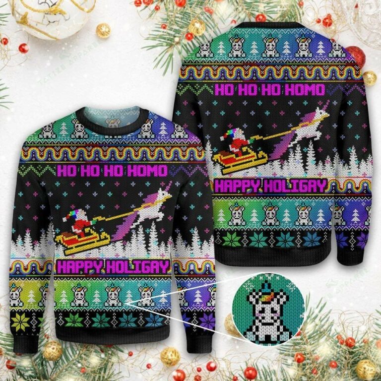 LGBT Christmas Ugly Sweatshirt, Sweater