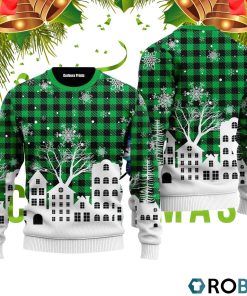 Light Up Christmas Tonight Pattern 3D Print Ugly Christmas Sweater RB2474