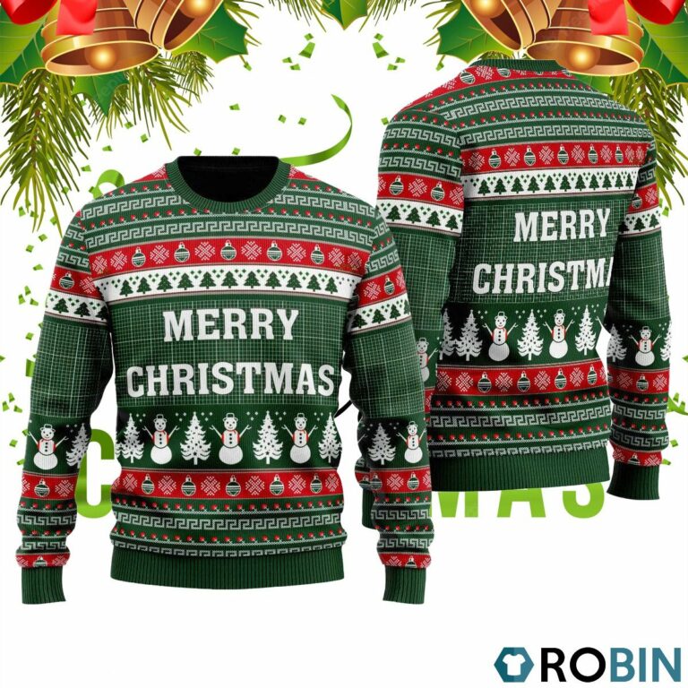 Light Up Xmas 3D Print Ugly Christmas Sweater RB2029