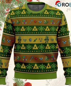 Link Adventure Legend Of Zelda Ugly Christmas Sweater