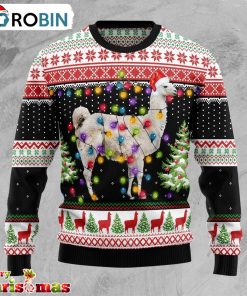 Llama Hit That Merry X-Mas Ugly Christmas Sweater